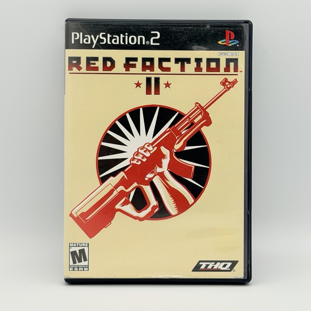 Red Faction II - (Sony PlayStation 2 PS2, 2002) *CASE ONLY* NO MANUAL OR DISC!